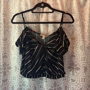 Express off the should tank top